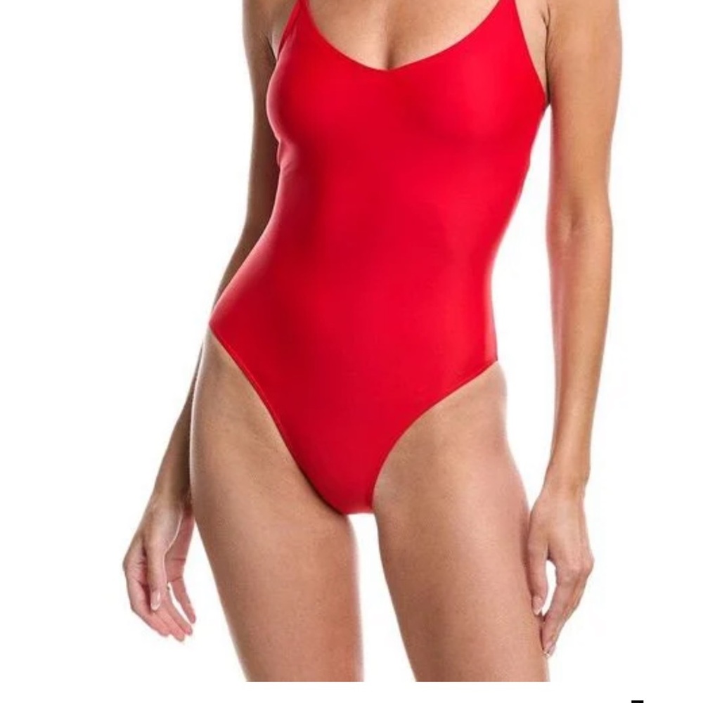 Summersalt Women's One-Piece Swimsuit Lava size 4